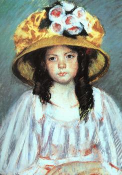 Mary Cassatt : Fillette au Grand Chapeau